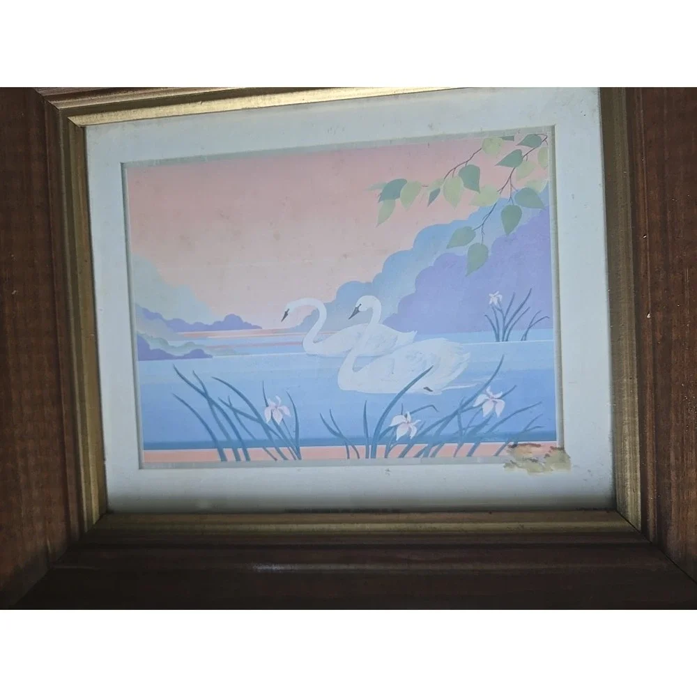 Antique Vintage Victorian Shadow Box‎ Picture Art Wood Frame 13x15